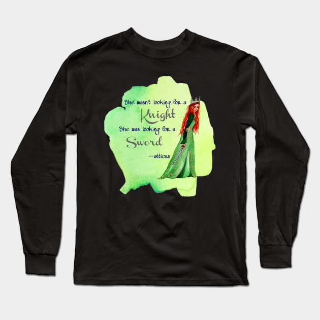 Sword not Knight Long Sleeve T-Shirt by Danipost